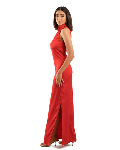 Scarlett Red Long Dress