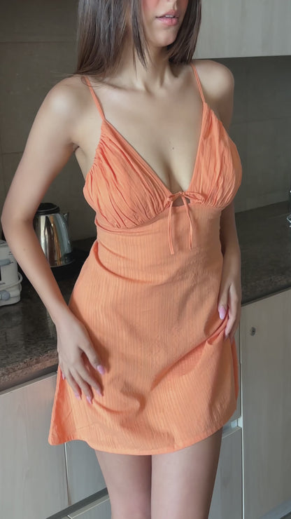 Apricot Dress